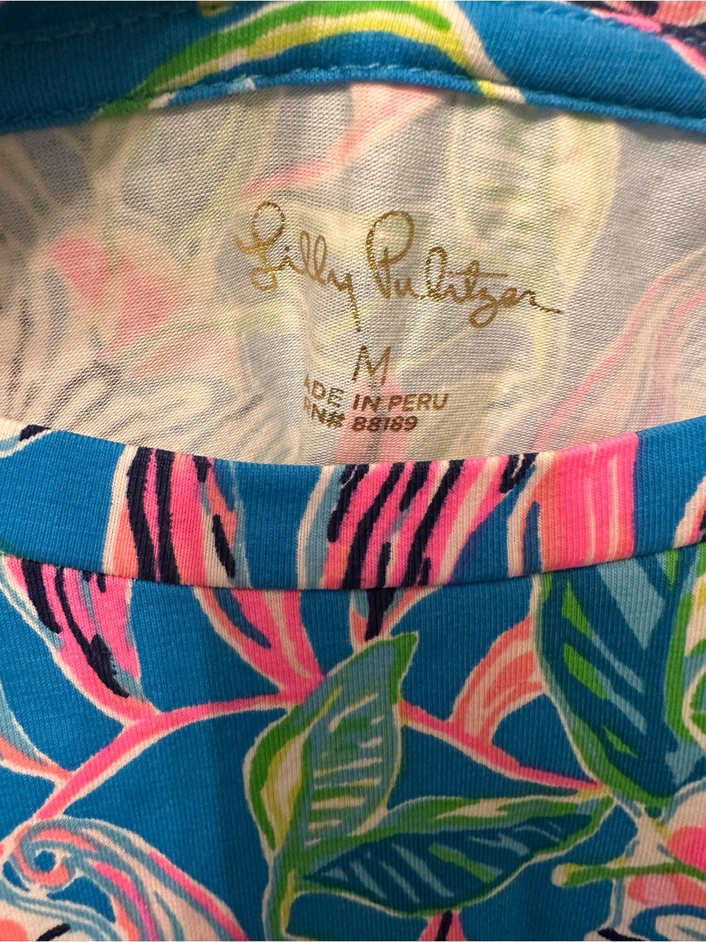 Lilly Pulitzer Rhett Top, Keep on Beleafing - Picture 2 of 6